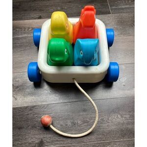 Vintage 1980’s little tikes wagon ‘n friends pull behind toy